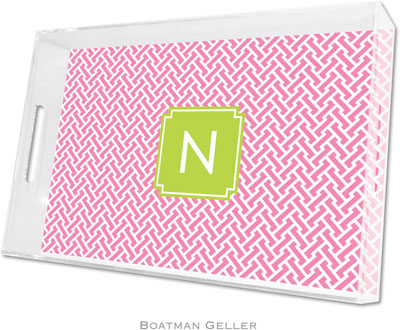 Boatman Geller - Create-Your-Own Personalized Lucite Trays (Stella Bubblegum Preset - Large) Boatman Geller - Create-Your-Own Personalized Lucite Trays (Stella Bubblegum Preset - Large)