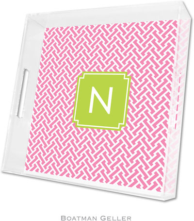 Boatman Geller - Create-Your-Own Personalized Lucite Trays (Stella Bubblegum Preset - Square) Boatman Geller - Create-Your-Own Personalized Lucite Trays (Stella Bubblegum Preset - Square)