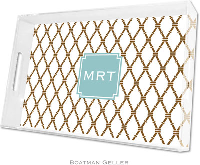 Boatman Geller Lucite Trays - Bamboo Brown & Slate (Large - Pre-Set) Boatman Geller Lucite Trays - Bamboo Brown & Slate (Large - Pre-Set)