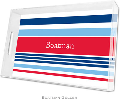 Boatman Geller Lucite Trays - Espadrille Nautical (Large - Panel) Boatman Geller Lucite Trays - Espadrille Nautical (Large - Panel)