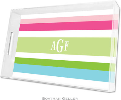 Boatman Geller Lucite Trays - Espadrille Preppy (Large - Panel) Boatman Geller Lucite Trays - Espadrille Preppy (Large - Panel)