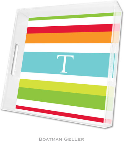 Boatman Geller Lucite Trays - Espadrille Bright (Square - Panel) Boatman Geller Lucite Trays - Espadrille Bright (Square - Panel)