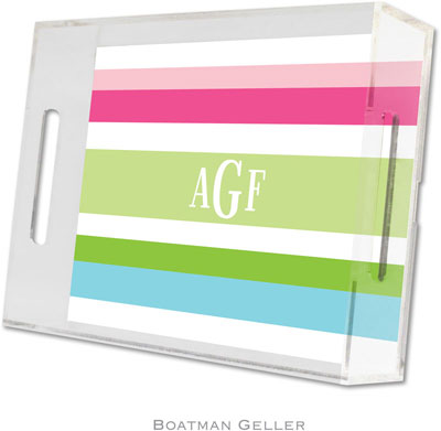 Boatman Geller Lucite Trays - Espadrille Preppy (Small - Panel) Boatman Geller Lucite Trays - Espadrille Preppy (Small - Panel)