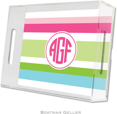 Boatman Geller Lucite Trays - Espadrille Preppy (Small - Pre-Set) Boatman Geller Lucite Trays - Espadrille Preppy (Small - Pre-Set)