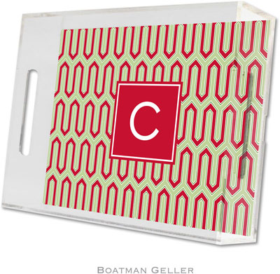 Boatman Geller Lucite Trays - Blaine Cherry (Small - Pre-Set) Boatman Geller Lucite Trays - Blaine Cherry (Small - Pre-Set)