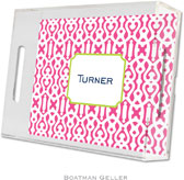 Boatman Geller - Create-Your-Own Personalized Lucite Trays (Cameron Raspberry - Small)
