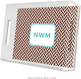Boatman Geller - Create-Your-Own Personalized Lucite Trays (Stella Chocolate - Small)