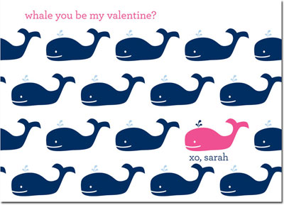 Boatman Geller - Valentine's Day Cards (Whale)