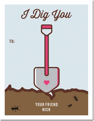 Chatsworth - Tiny Valentine's Day Cards (I Dig You)
