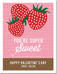 Chatsworth - Tiny Valentine's Day Cards (Sweet Strawberries)