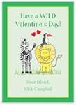 Valentine's Day Exchange Cards by Kelly Hughes Designs (Safari)