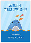 Valentine's Day Exchange Cards by Kelly Hughes Designs (Shark)