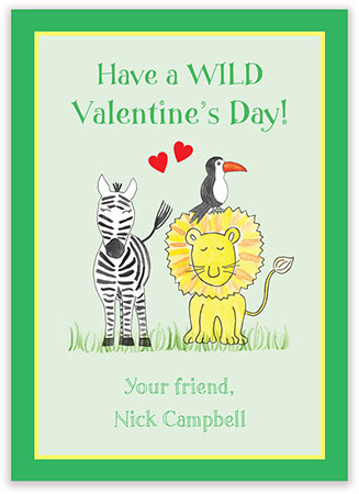 Valentine's Day Exchange Cards by Kelly Hughes Designs (Safari) Valentine's Day Exchange Cards by Kelly Hughes Designs (Safari)