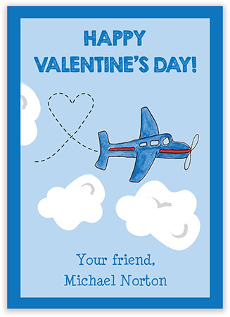 Valentine's Day Exchange Cards by Kelly Hughes Designs (Airplane) Valentine's Day Exchange Cards by Kelly Hughes Designs (Airplane)