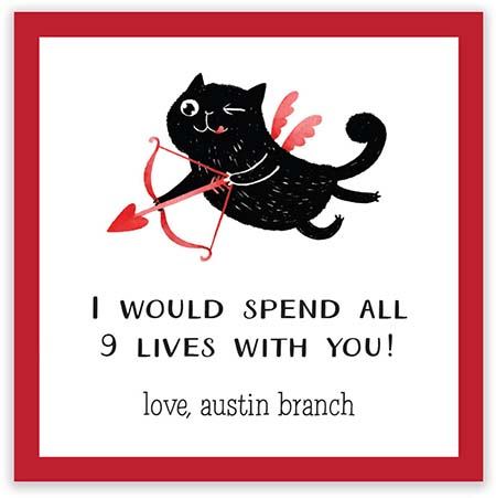 Valentine's Day Exchange Cards by PicMe Prints (Cupid Kitty) Valentine's Day Exchange Cards by PicMe Prints (Cupid Kitty)