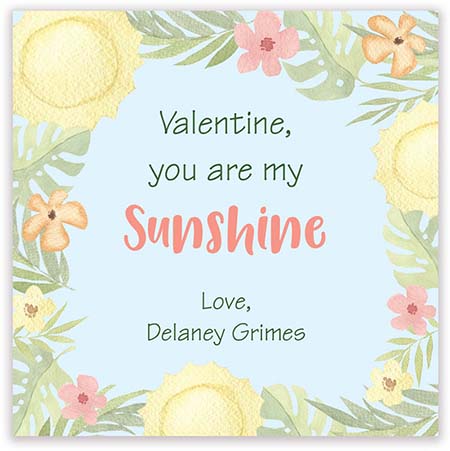 Valentine's Day Exchange Cards by PicMe Prints (Sunshine) Valentine's Day Exchange Cards by PicMe Prints (Sunshine)