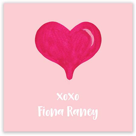 Valentine's Day Exchange Cards by PicMe Prints (Watercolor Heart) Valentine's Day Exchange Cards by PicMe Prints (Watercolor Heart)