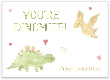 Valentine's Day Exchange Cards by PicMe Prints (Dinomite Dinosaur) Valentine's Day Exchange Cards by PicMe Prints (Dinomite Dinosaur)