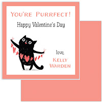 Valentine's Day Exchange Cards by PicMe Prints (Purrfect Kitty)
