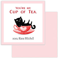 Valentine's Day Exchange Cards by PicMe Prints (My Cup of Tea Kitty)