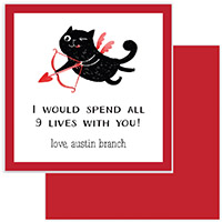 Valentine's Day Exchange Cards by PicMe Prints (Cupid Kitty)