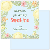 Valentine's Day Exchange Cards by PicMe Prints (Sunshine)