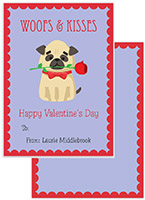 Valentine's Day Exchange Cards by PicMe Prints (Woofs and Kisses)