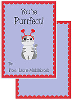 Valentine's Day Exchange Cards by PicMe Prints (Valentine Kitty)