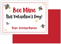 Valentine's Day Exchange Cards by PicMe Prints (Bee Mine)