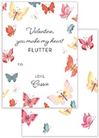 Valentine's Day Exchange Cards by PicMe Prints (Butterfly)
