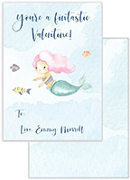 Valentine's Day Exchange Cards by PicMe Prints (Fintastic Mermaid)