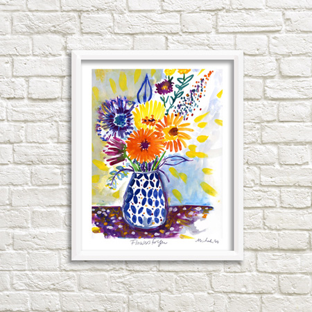 Framable Art Prints by Michele Pulver/Another Creation - Flowers for You