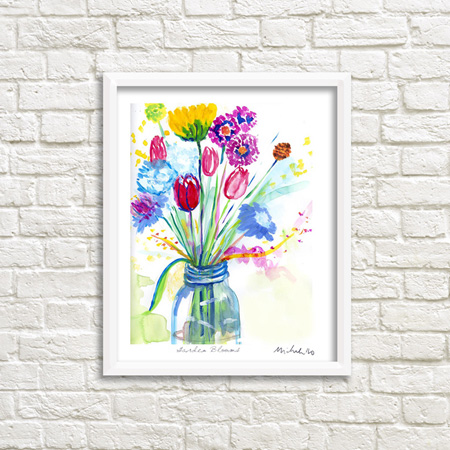 Framable Art Prints by Michele Pulver/Another Creation - Garden Blooms