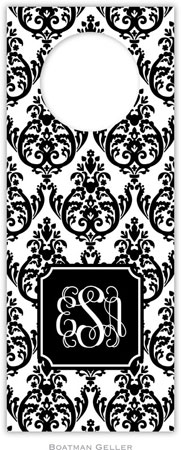 Personalized Wine Bottle Tags by Boatman Geller (Madison Damask White with Black Preset) Personalized Wine Bottle Tags by Boatman Geller (Madison Damask White with Black Preset)