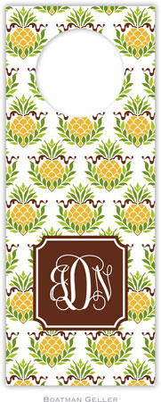 Personalized Wine Bottle Tags by Boatman Geller (Pineapple Repeat Preset) Personalized Wine Bottle Tags by Boatman Geller (Pineapple Repeat Preset)
