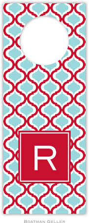 Personalized Wine Bottle Tags by Boatman Geller (Kate Red & Teal Preset) Personalized Wine Bottle Tags by Boatman Geller (Kate Red & Teal Preset)