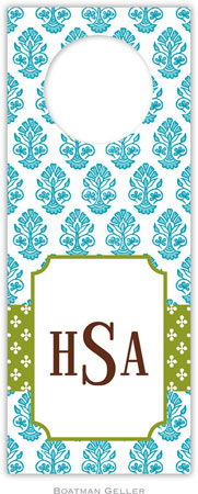 Personalized Wine Bottle Tags by Boatman Geller (Beti Teal) Personalized Wine Bottle Tags by Boatman Geller (Beti Teal)