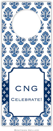 Personalized Wine Bottle Tags by Boatman Geller (Beti Navy) Personalized Wine Bottle Tags by Boatman Geller (Beti Navy)