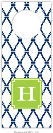 Personalized Wine Bottle Tags by Boatman Geller (Bamboo Navy & Green Preset) Personalized Wine Bottle Tags by Boatman Geller (Bamboo Navy & Green Preset)