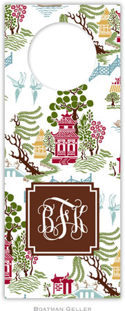Personalized Wine Bottle Tags by Boatman Geller (Chinoiserie Spring Preset) Personalized Wine Bottle Tags by Boatman Geller (Chinoiserie Spring Preset)
