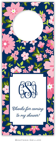 Personalized Wine Bottle Tags by Boatman Geller (Caroline Floral Pink) Personalized Wine Bottle Tags by Boatman Geller (Caroline Floral Pink)