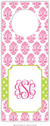 Personalized Wine Bottle Tags by Boatman Geller (Beti Pink)