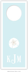 Personalized Wine Bottle Tags by Boatman Geller (Sand Dollar)