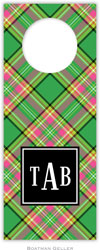 Personalized Wine Bottle Tags by Boatman Geller (Preppy Plaid Preset)