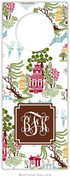 Personalized Wine Bottle Tags by Boatman Geller (Chinoiserie Spring Preset)