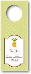 Personalized Wine Bottle Tags by Boatman Geller (Pineapple)