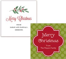 Holiday Gift Enclosure Cards