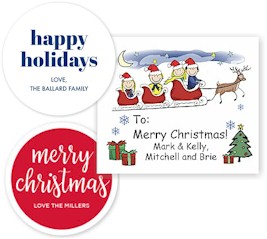 Holiday Gift Stickers